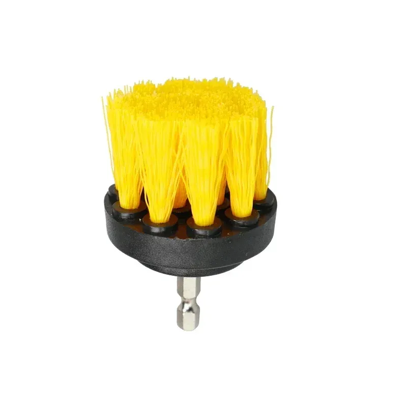 Détail des poils de la brosse