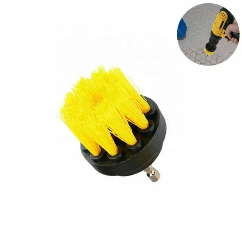 Brosse de perceuse électrique 2 / 3,5 / 4 / 5 pouces pour le nettoyage de la salle de bains et de la baignoire 12