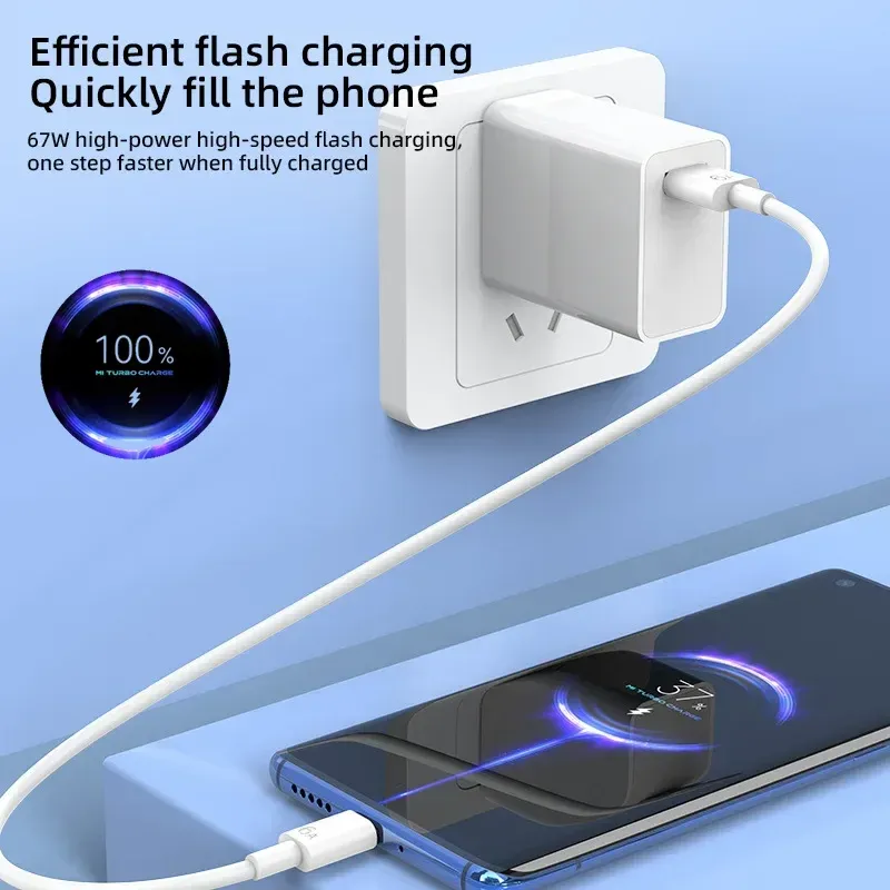 Chargeur ultra rapide 67 W, prise US, pour Xiaomi 10T, 11, 12 Lite, 13T, Redmi Note 10, 11T, 12T, 13, POCO X5, F5, câble de charge USB-C 3