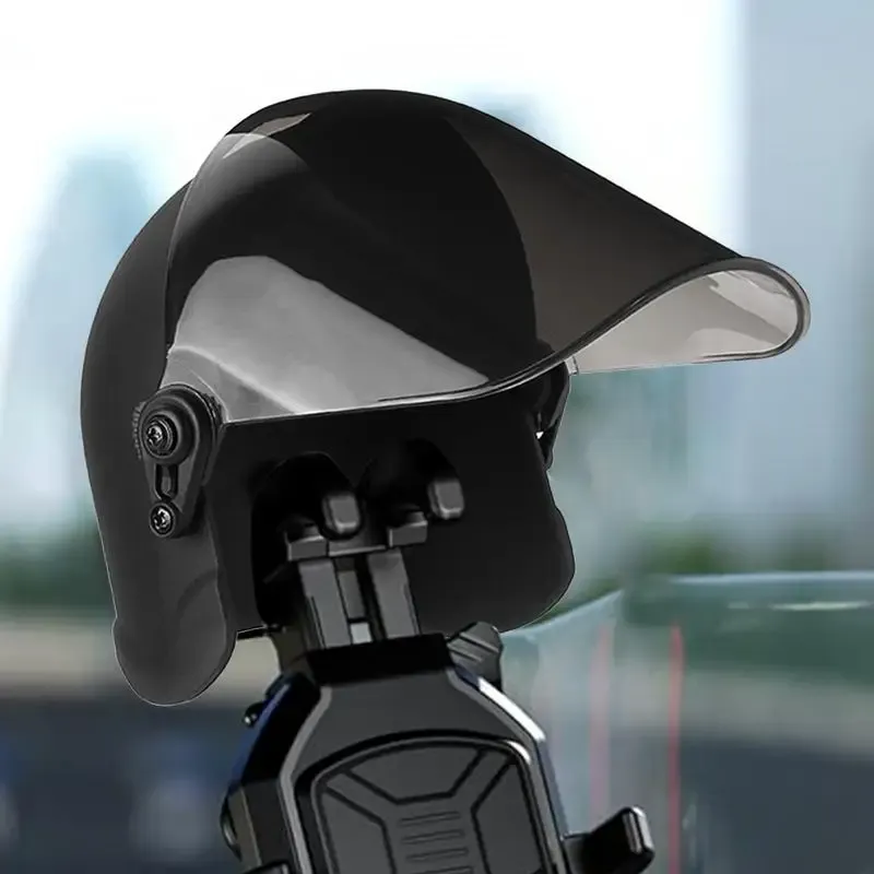 Support de téléphone pour moto, pare-soleil et protection anti-pluie 5