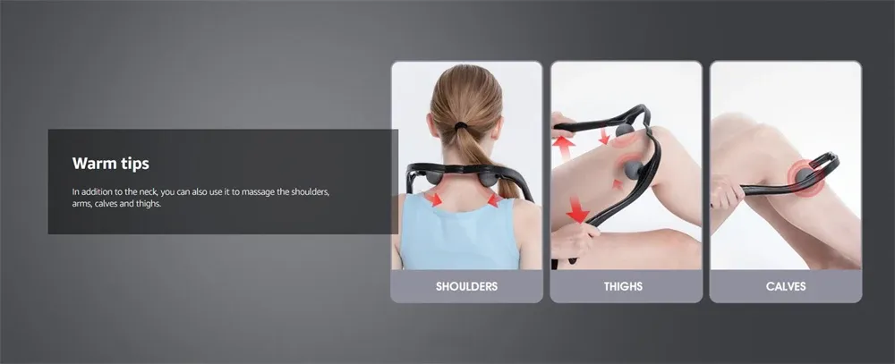 Masseur de cou, usage en déplacement