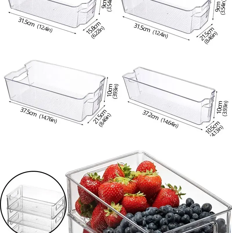 Organisation de cuisine avec bacs de rangement