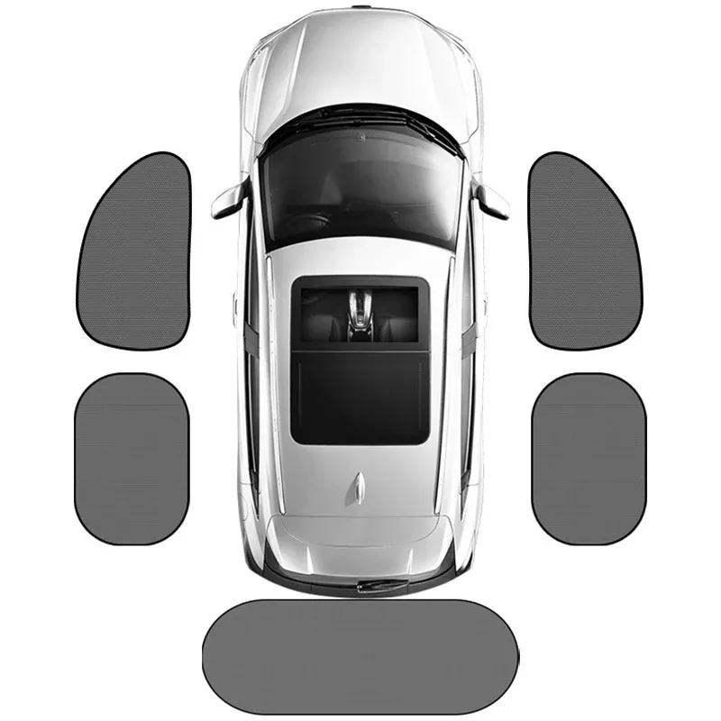 Pare-soleil universel pliable en maille pour vitre latérale de voiture, lot de 1 à 5 pièces 5