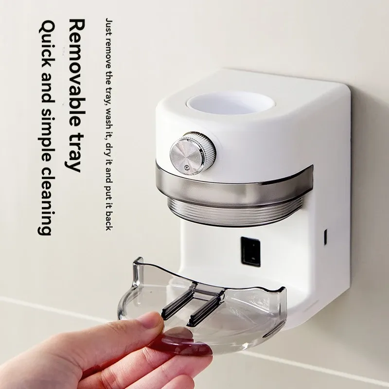 Presse-dentifrice automatique à induction, accessoires de salle de bain amovibles, sans perçage 4