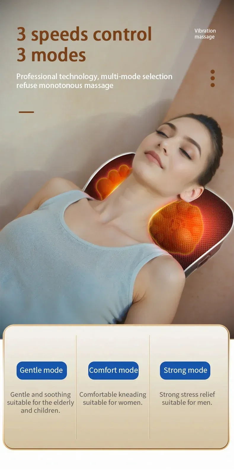 Masseur cervical électrique, vue détaillée 17