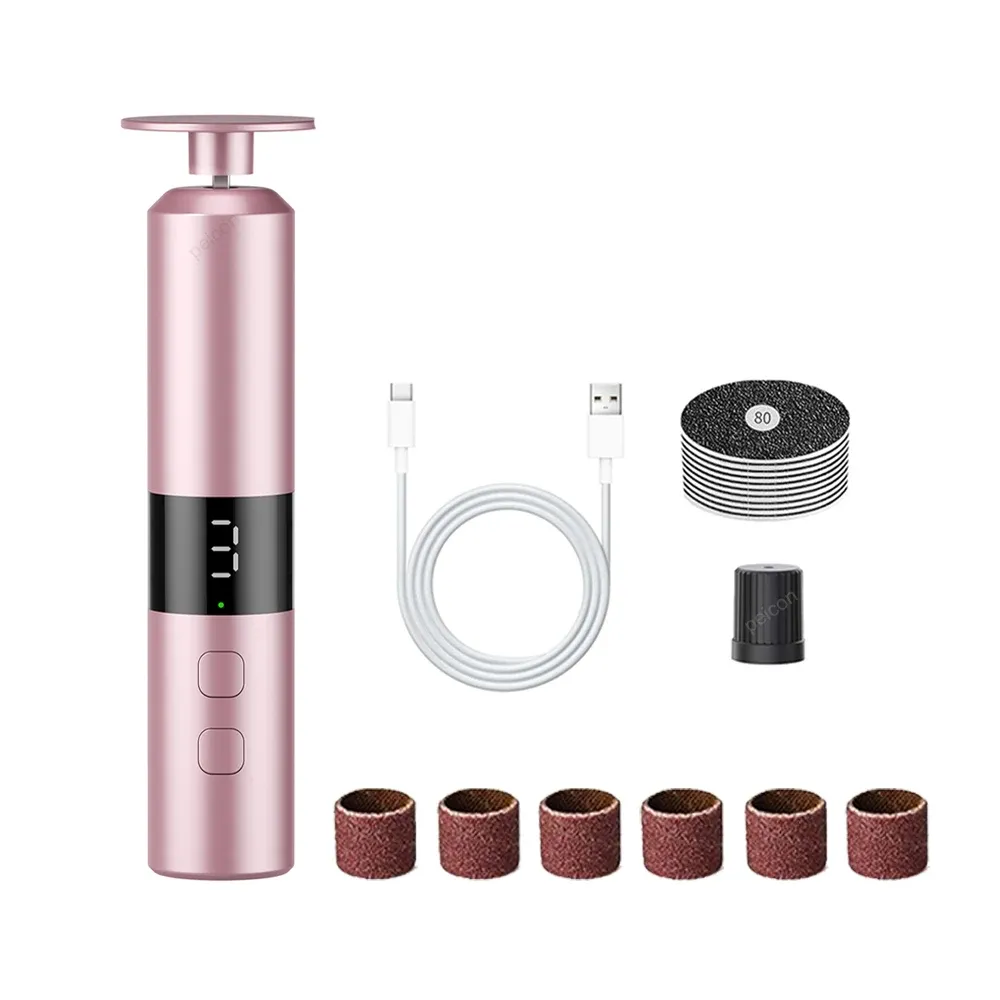 Pédicure électrique rechargeable pour callosités et peau morte, lime professionnelle 8