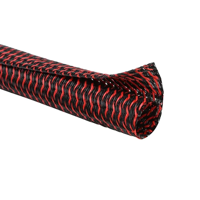Gaine tressée auto-fermante 5, 8, 10, 13, 16, 19, 25, 32 mm, gaine isolante en PET pour câble, protection de câble pour ordinateur, TV, enroulement de câble 10