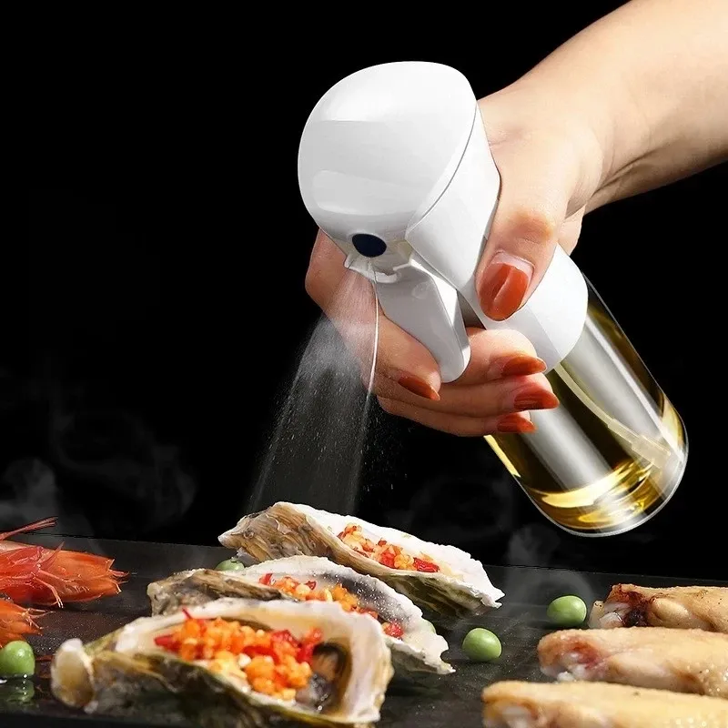 Bouteille pulvérisatrice d'huile, détail du design