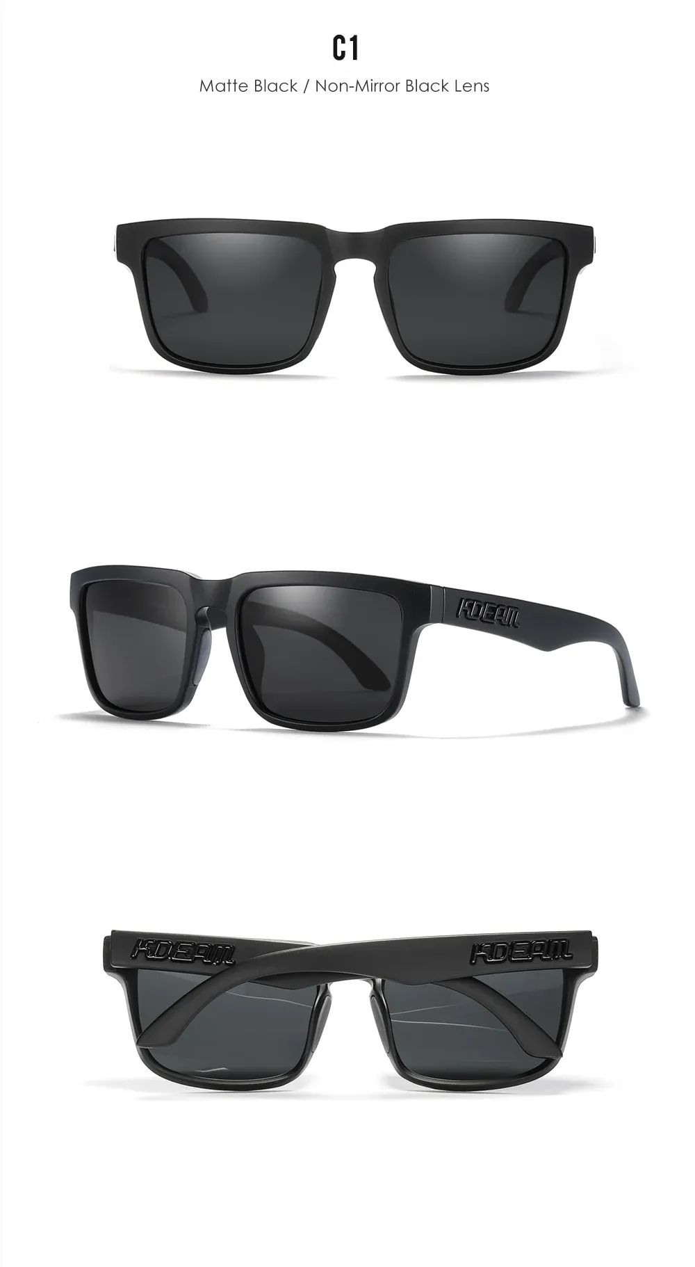 Lunettes KDEAM vue de profil
