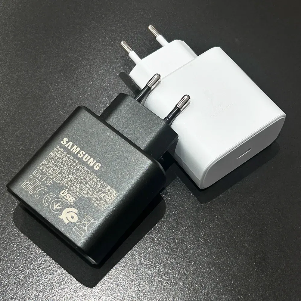Chargeur Samsung, détails du câble Type-C