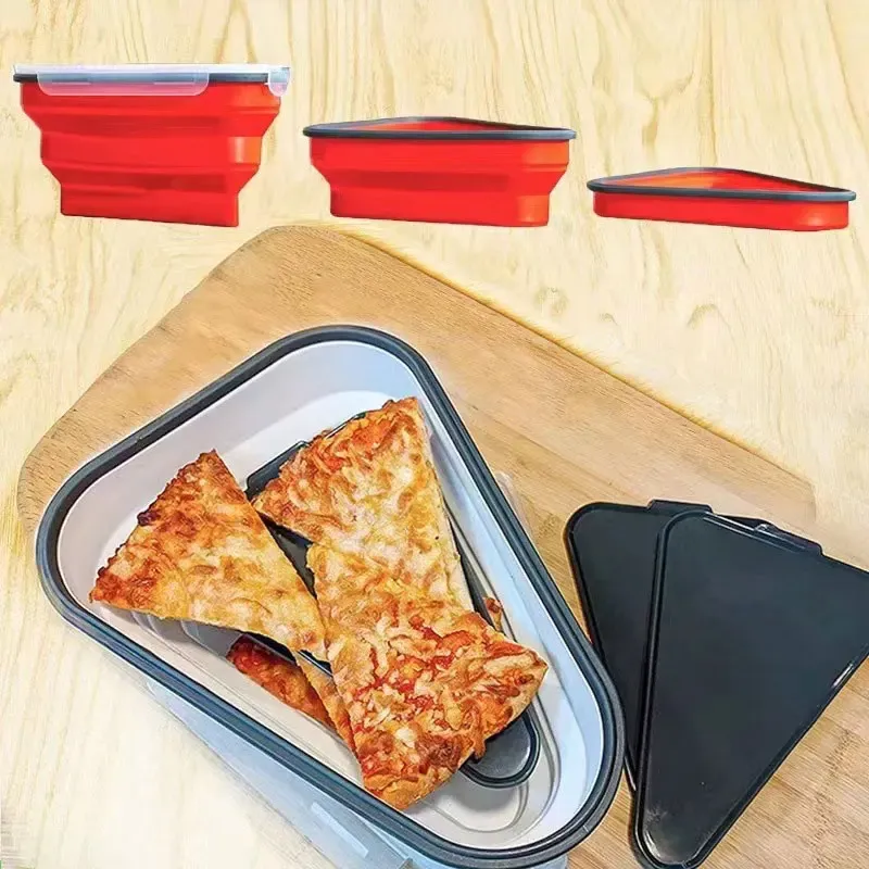 Boîte à pizza en silicone, détail du couvercle