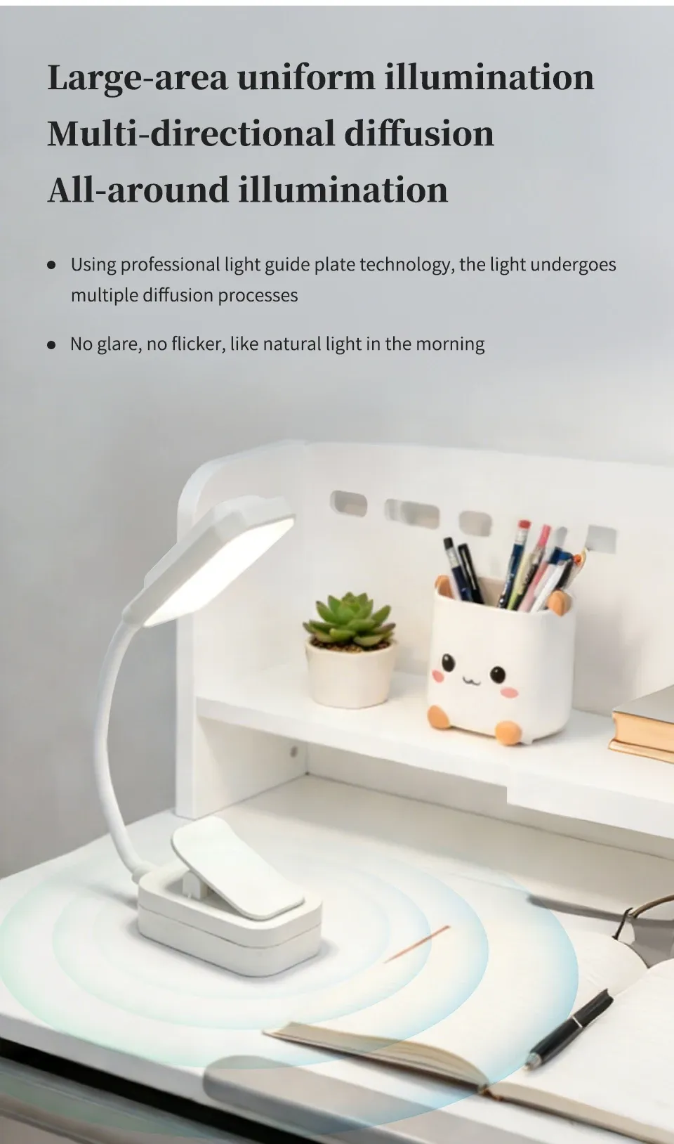 Lampe de lecture LED, en voyage