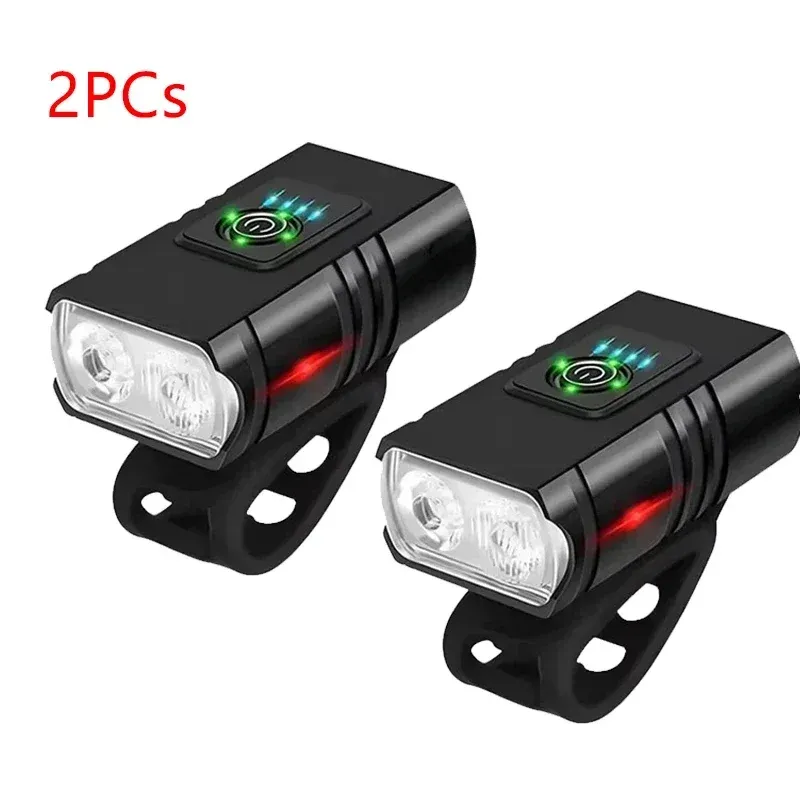 Lampe avant de vélo LED T6 rechargeable par USB, 1000 lumens, pour VTT et vélo de route, phare cyclisme compact 12