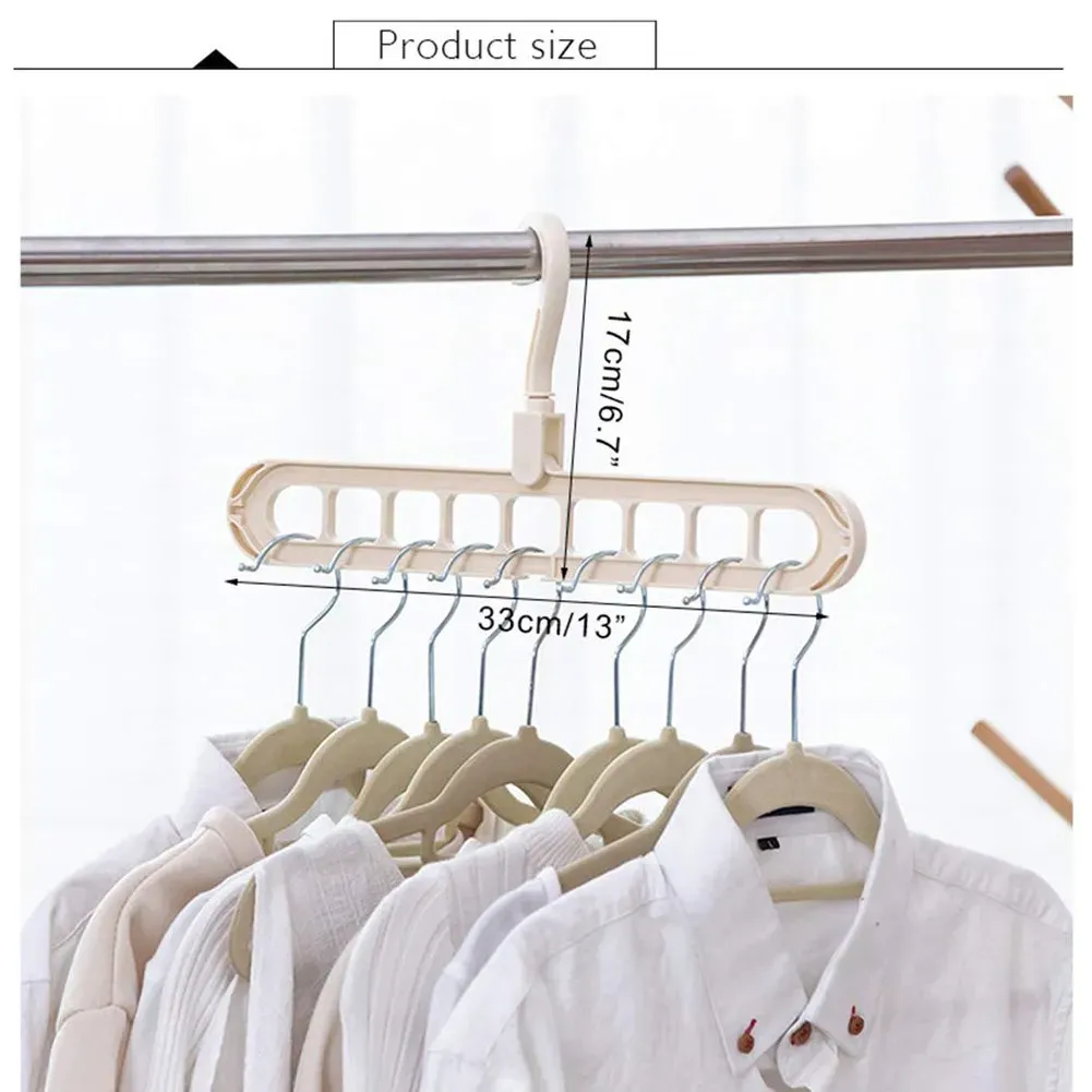Organisation de vêtements avec cintre en cascade