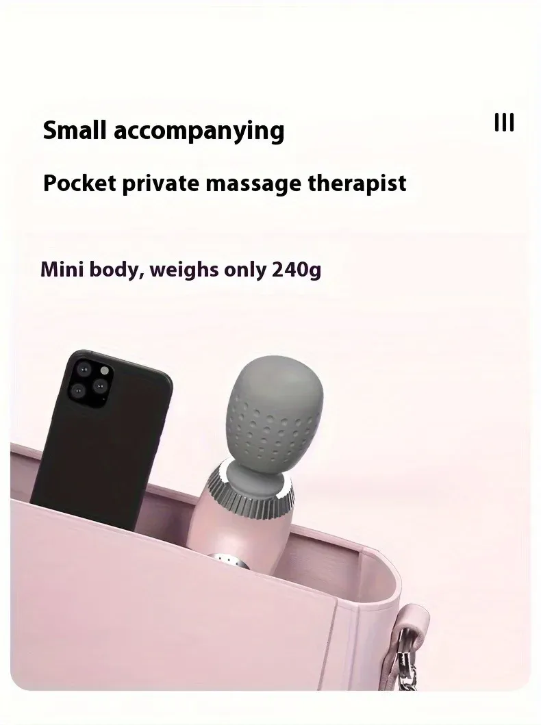 Masseur de poche, finition et détails