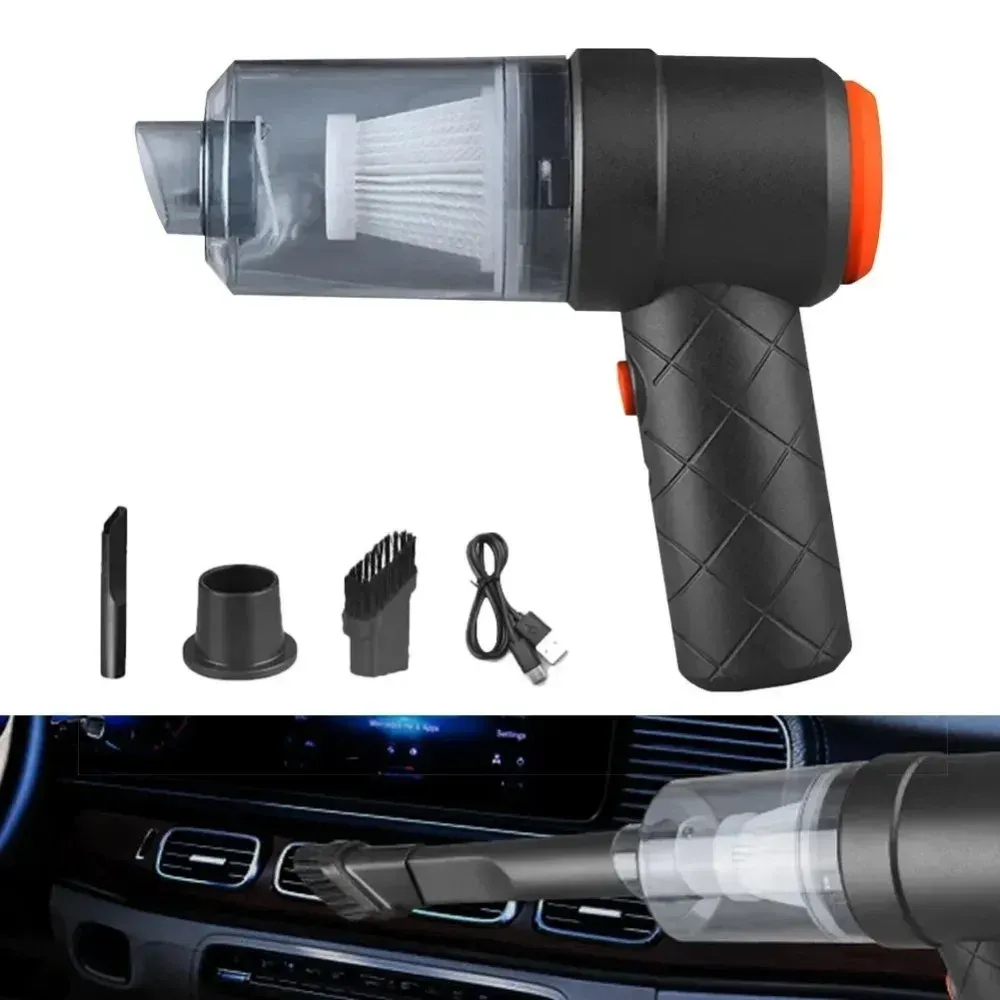 Aspirateur à main portable sans fil à double usage, forte aspiration, pour la maison et la voiture