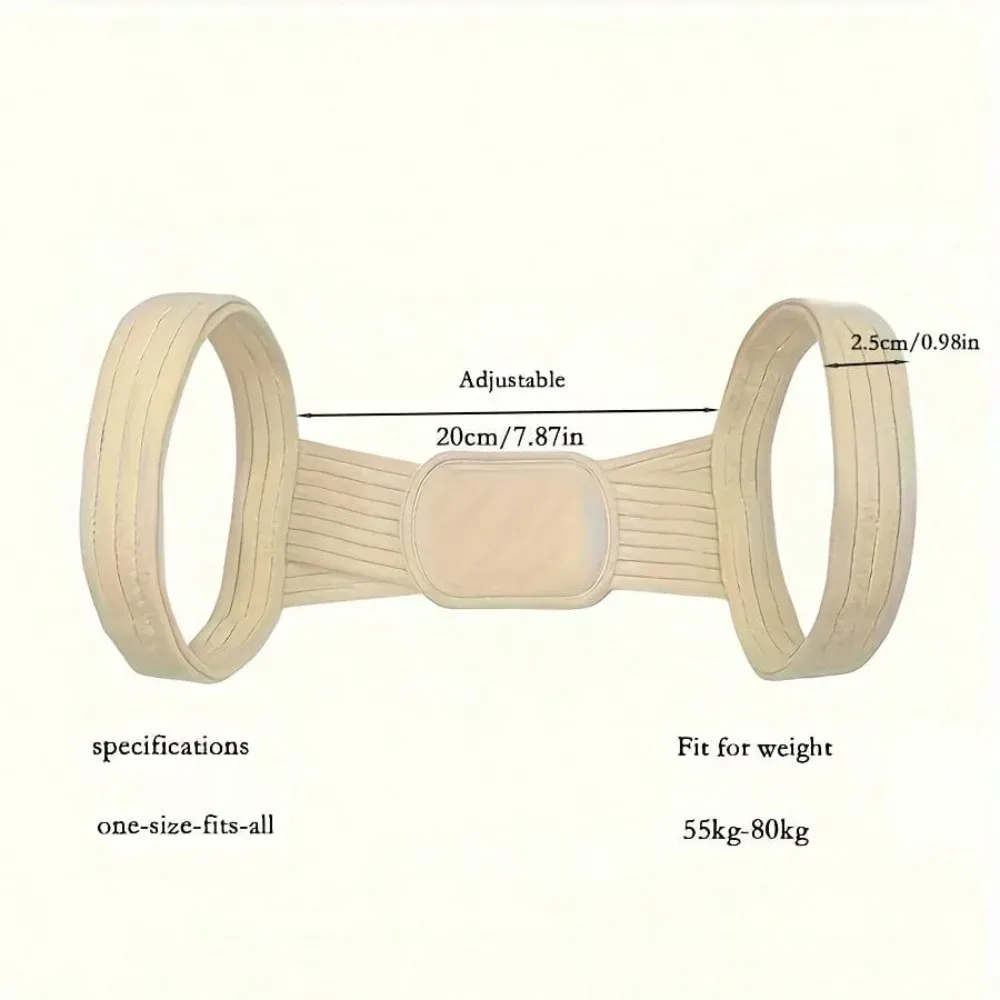 Ceinture correctrice de posture réglable pour homme et femme, soutien du haut du dos et des épaules 2