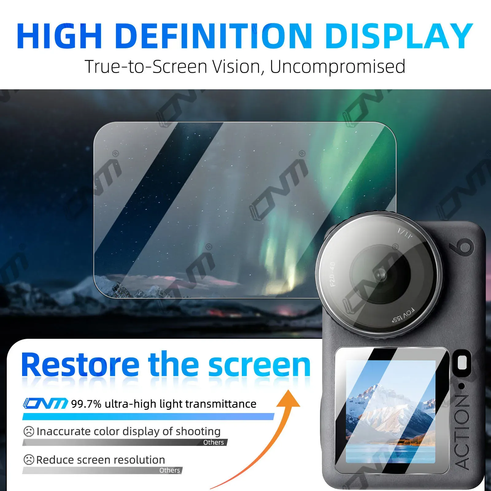 Accessoires de protection pour DJI Osmo Action 6