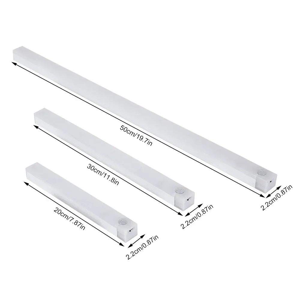 Veilleuse LED sans fil à capteur de mouvement, rechargeable par USB, pour armoire, escalier et cuisine 6