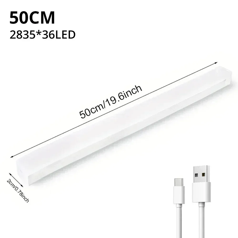 Veilleuse LED sans fil à capteur de mouvement, rechargeable par USB, pour armoire, escalier et cuisine 10