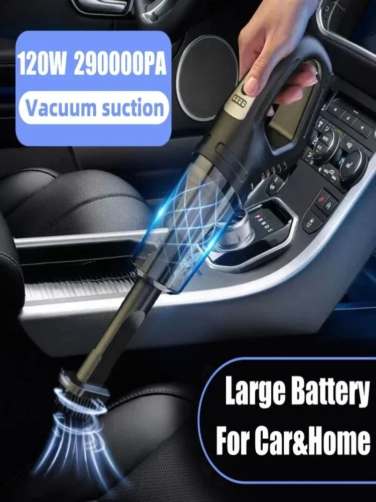 Aspirateur sans fil puissant, rechargeable, portatif, à charge rapide, pour voiture et maison, poils d'animaux 2