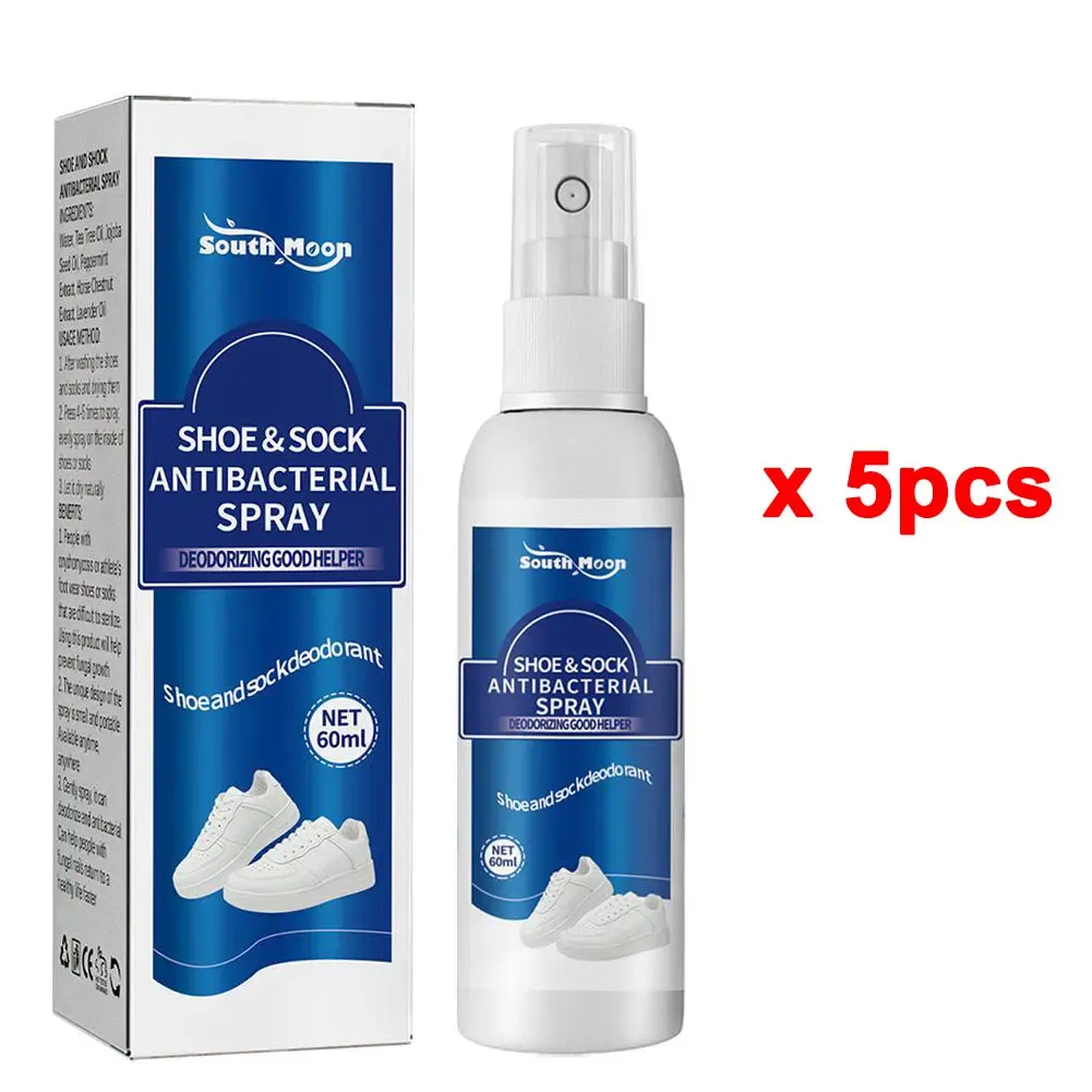 Spray antibactérien désodorisant pour chaussures, 60 ml 7