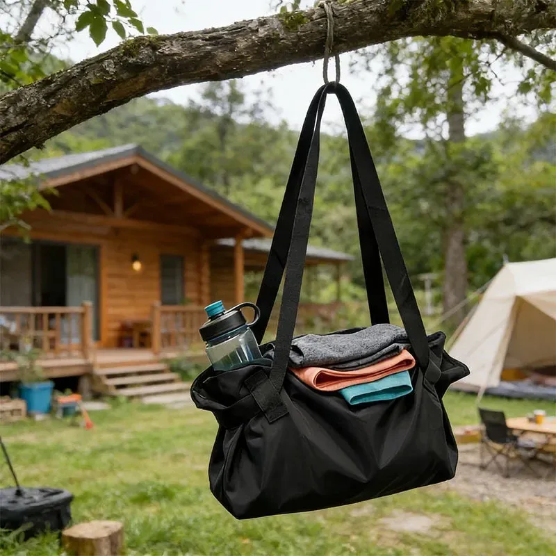 Sac de voyage pliable, finitions soignées