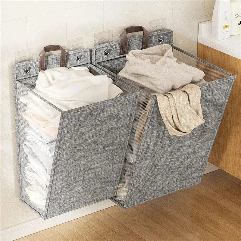 Crochet adhésif pliable multifonctionnel sans perçage pour mur, pour linge, en maille, 1 pièce - Image 1
