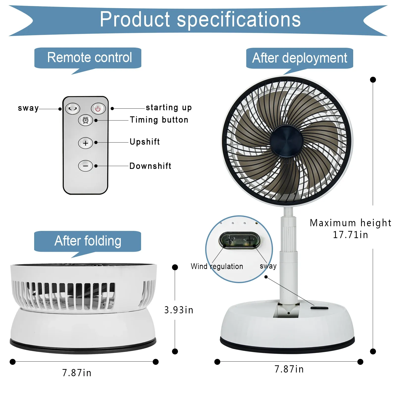 Ventilateur rechargeable en situation