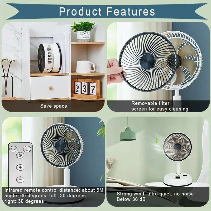 Ventilateur compact pliable