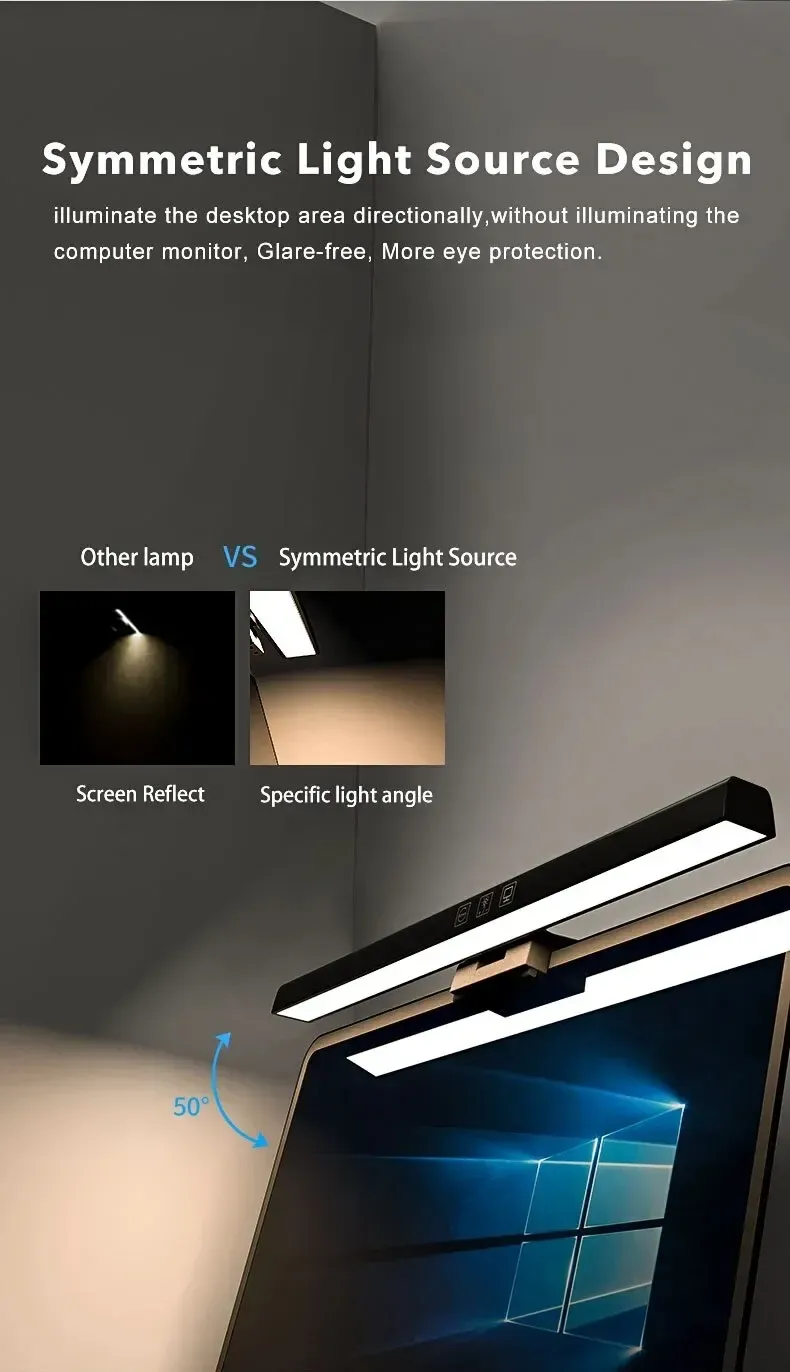 Fixation de la lampe sur un moniteur