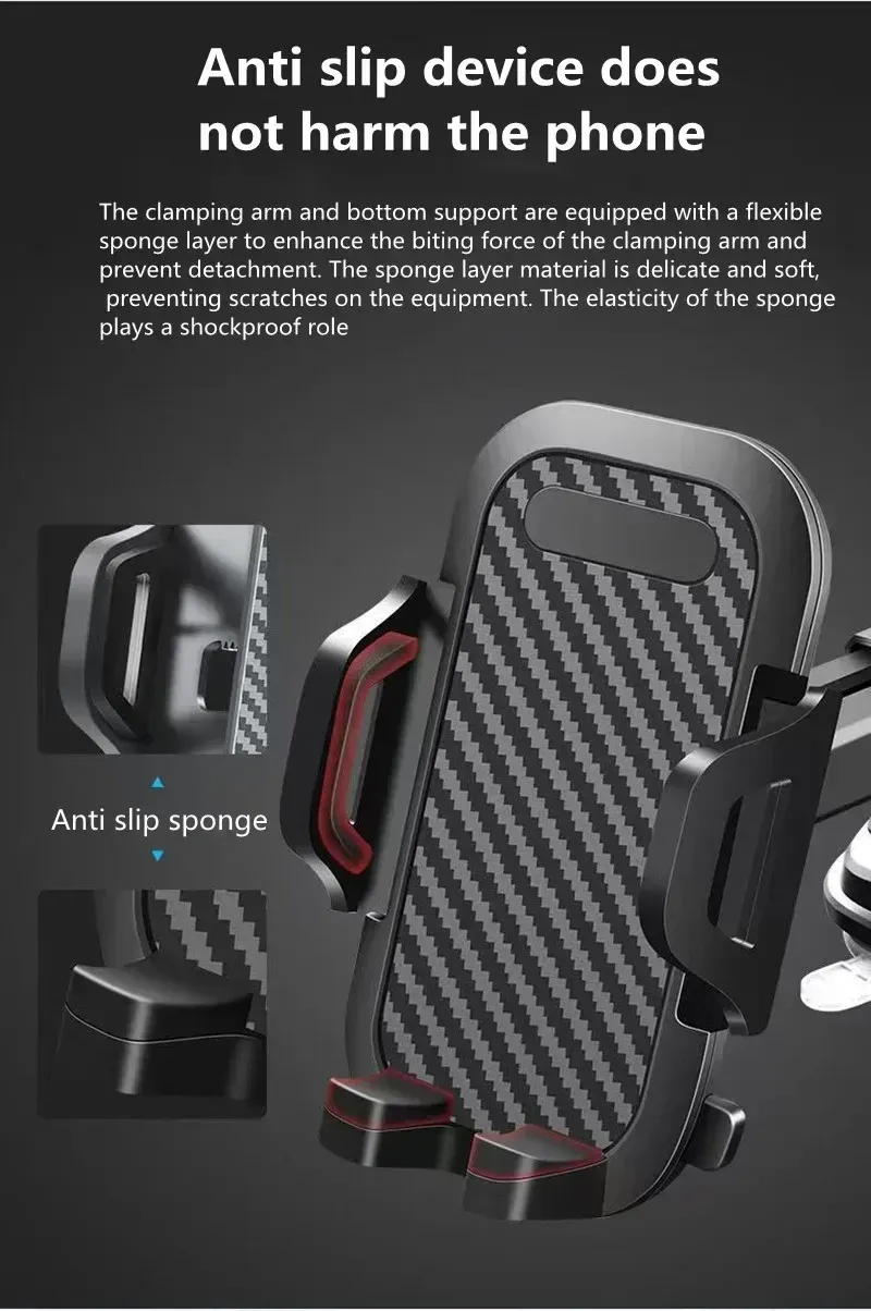 Support de téléphone pour voiture, utilisation au volant
