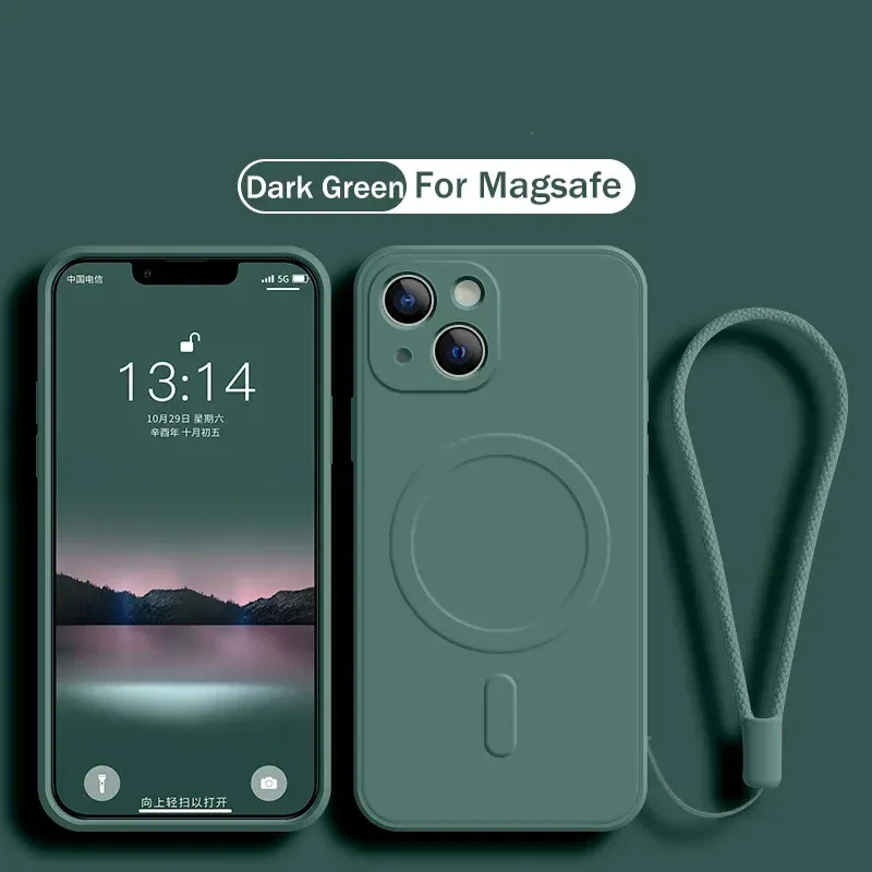 Coque de protection magnétique en silicone