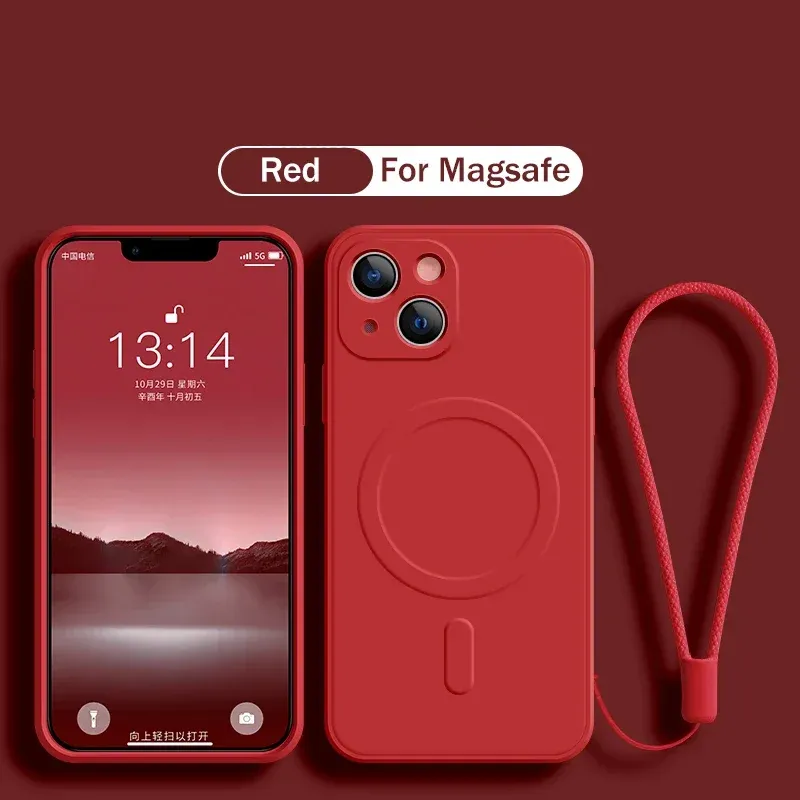 Coque magnétique en silicone avec accessoire