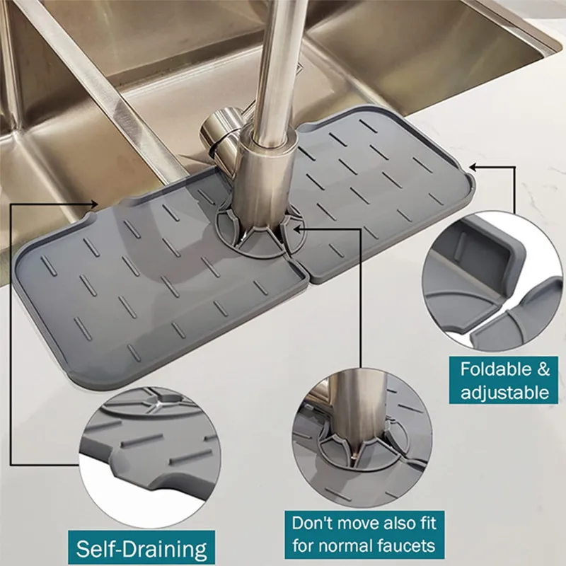 Tampon d'eau absorbant dans une cuisine moderne