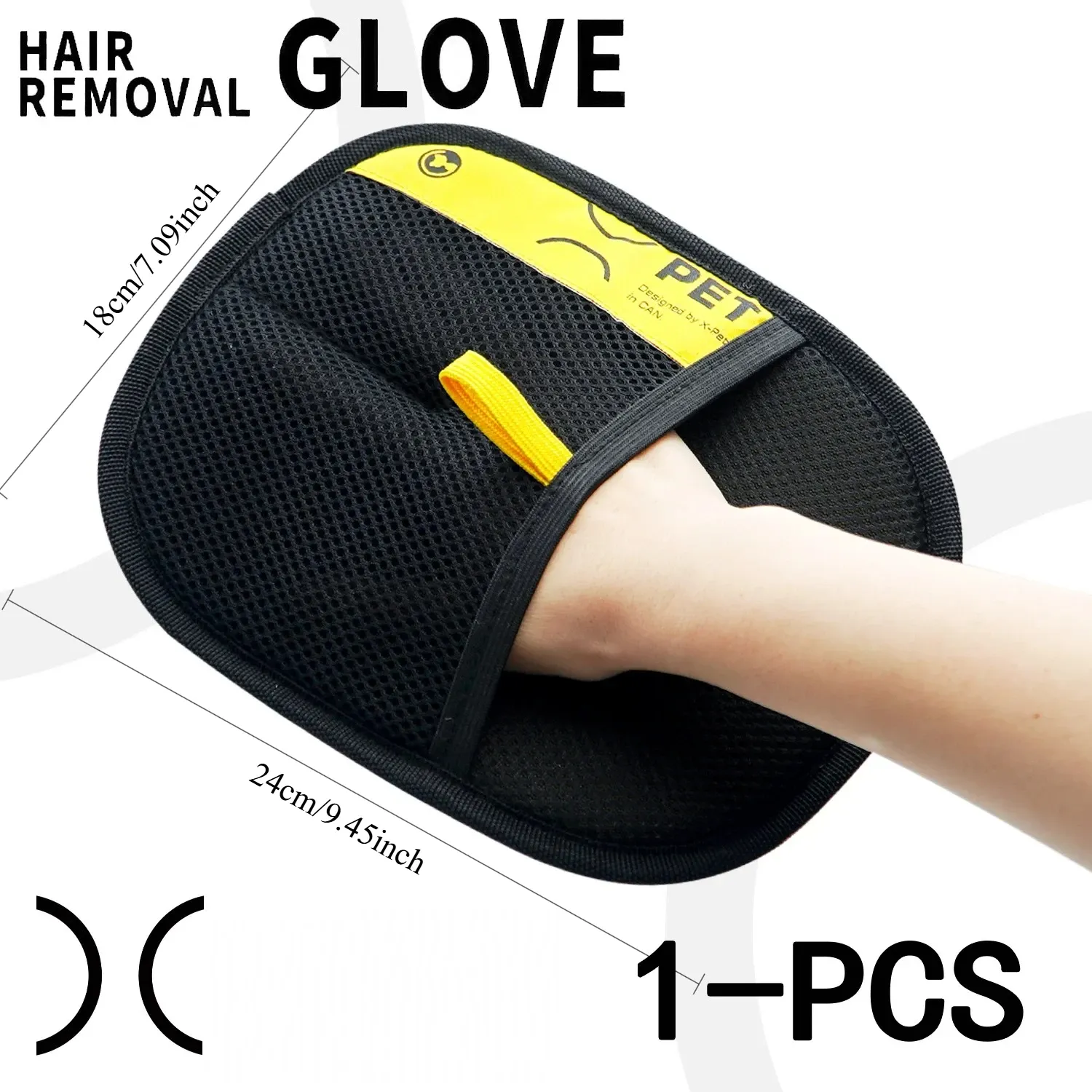 Gants de toilettage 2 en 1 pour chats et chiens, électrostatiques, réutilisables et lavables, avec brosse rouleau anti-peluches, sans danger et non toxiques 10