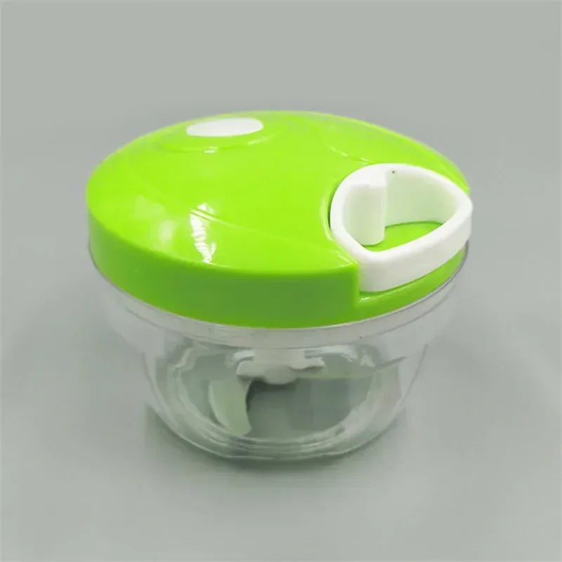 Robot mixeur alimentaire, mini hachoir manuel à tirette, hachoir à viande, coupe-oignon et légumes, presse-ail, ustensiles de cuisine portables 8