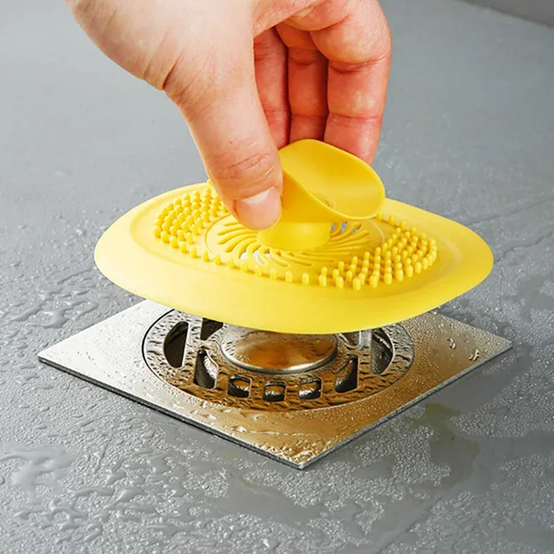 Bouchon de vidange et filtre anti-cheveux pour évier de cuisine et douche 2