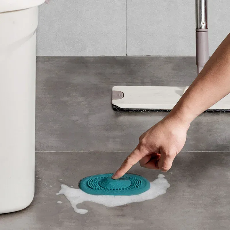 Bouchon de vidange et filtre anti-cheveux pour évier de cuisine et douche 5
