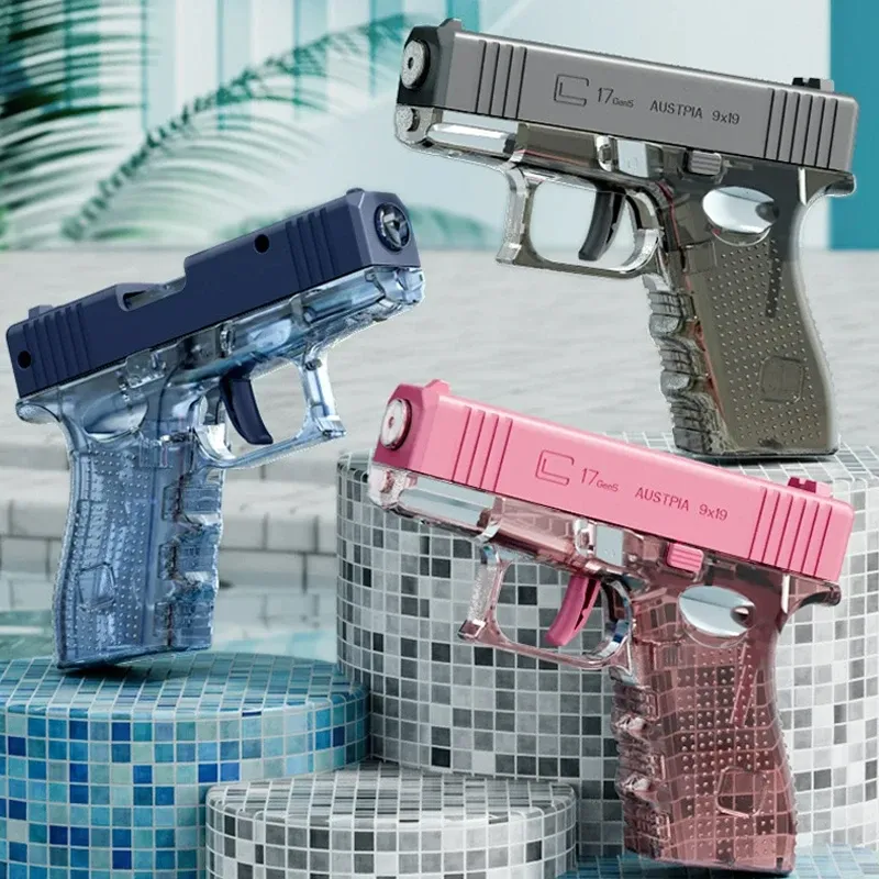 Pistolet à eau miniature pour jeux d'extérieur, idéal pour fêtes à la piscine et à la plage - Image 1