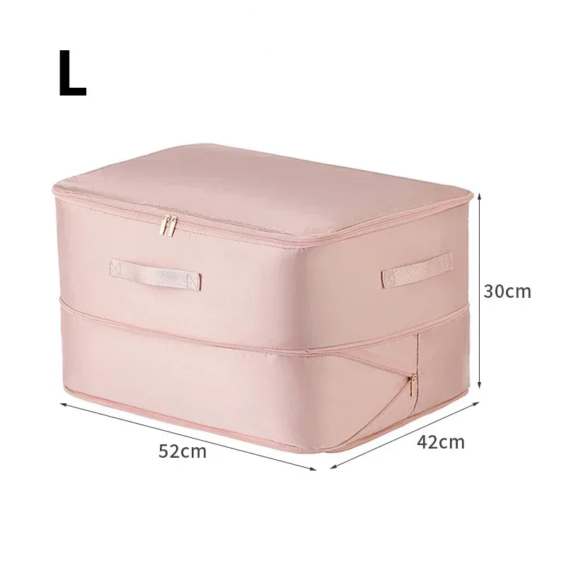Sac de rangement compressible anti-poussière, grande capacité et résistant à l'humidité, pour vêtements, couettes et organisation 7