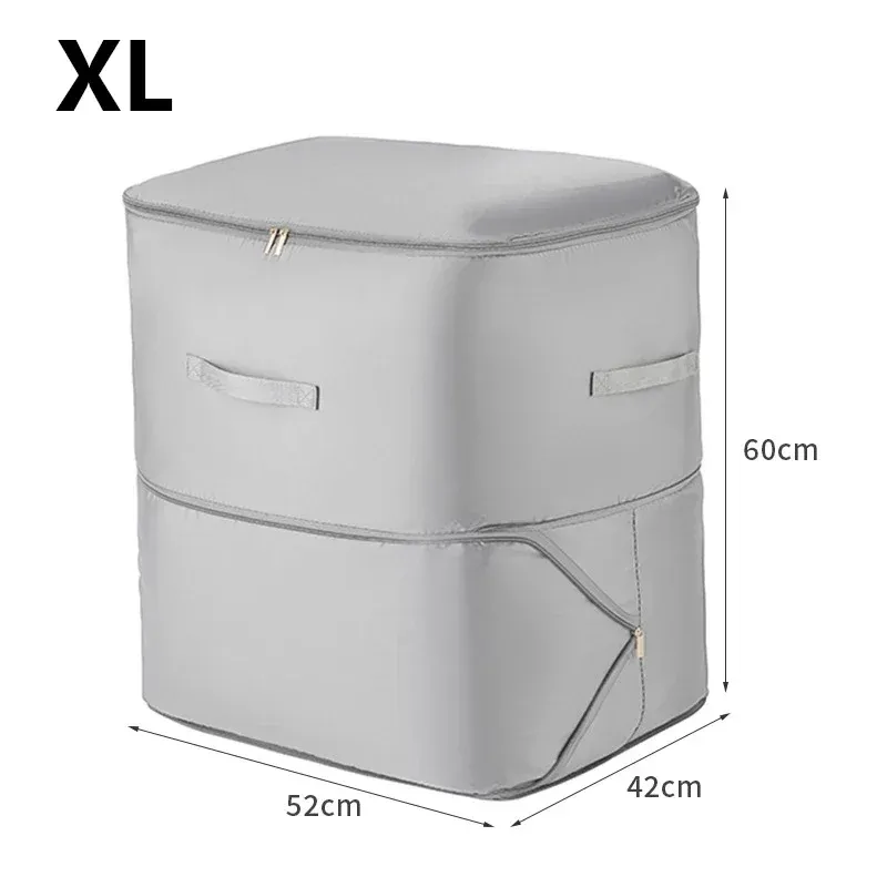 Sac de rangement compressible anti-poussière, grande capacité et résistant à l'humidité, pour vêtements, couettes et organisation 12