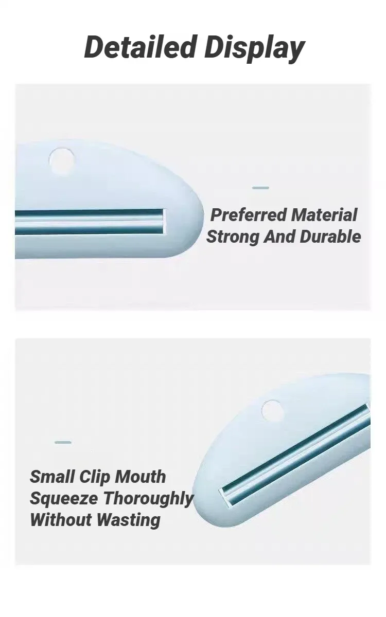 Présentation détaillée du presse-dentifrice