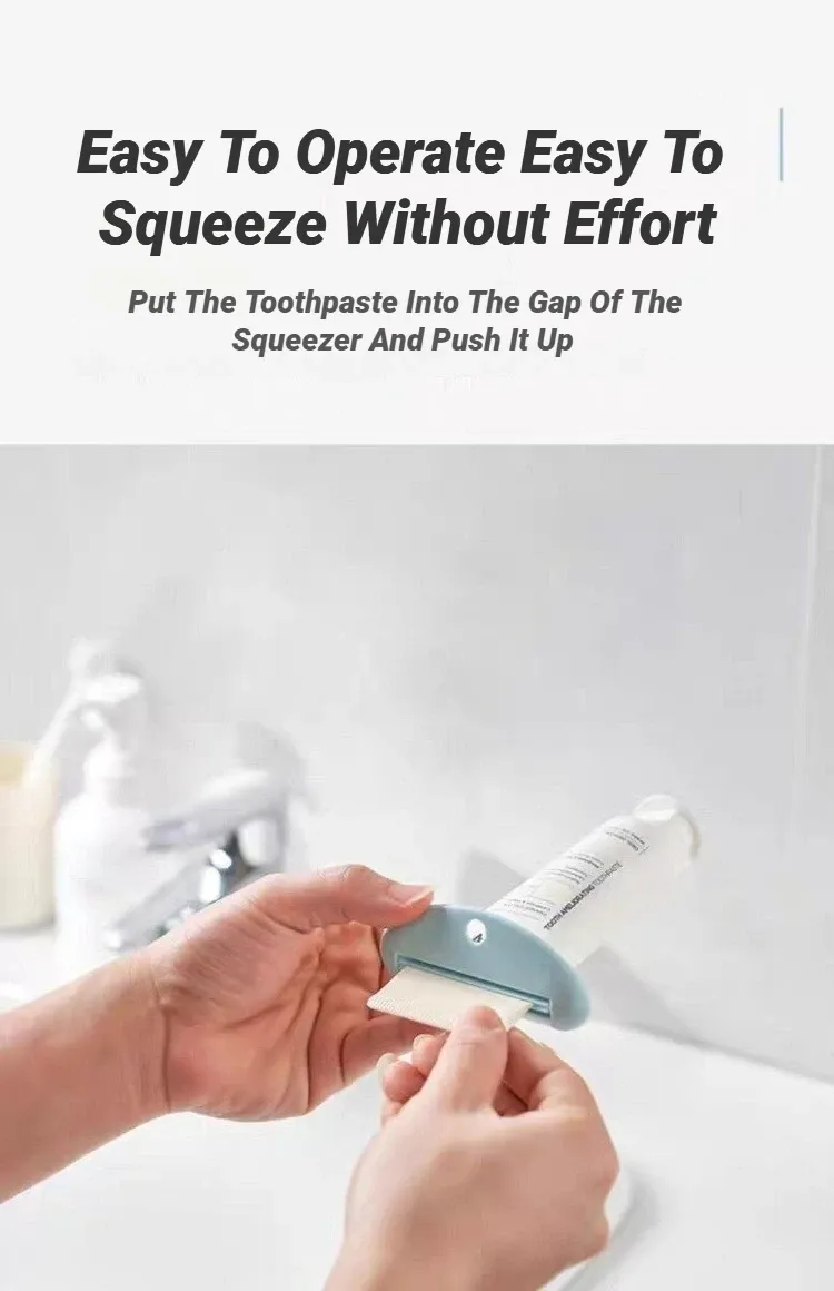 Utilisation facile du presse-dentifrice