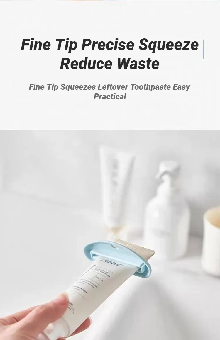 Pointe fine pour extraire le reste de dentifrice