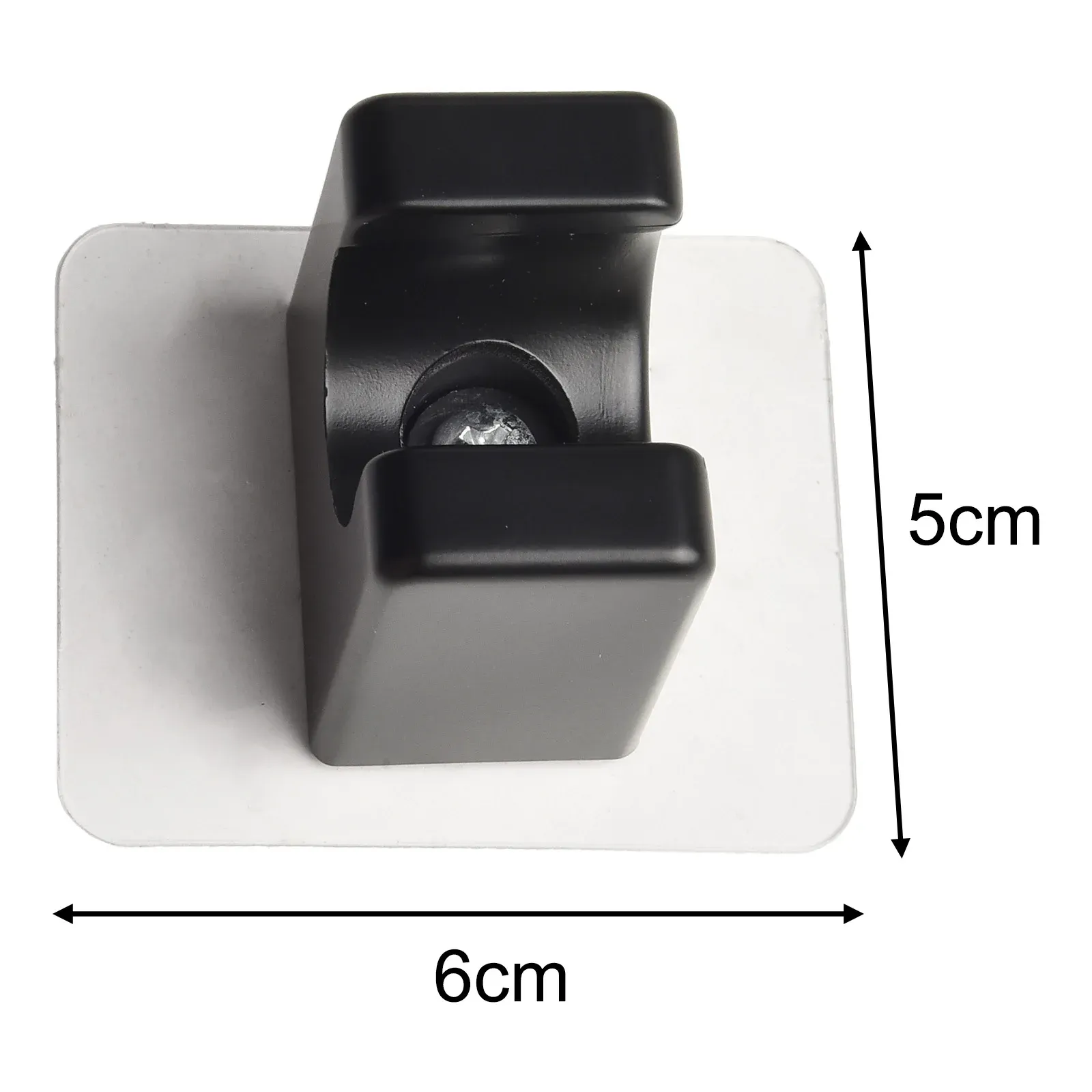 Support de pommeau de douche sans perçage, étanche, réglable, poli, à main, base de support de douche adhésive forte pour salle de bain 6