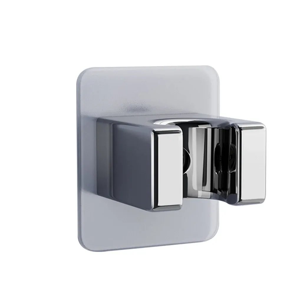 Support de pommeau de douche sans perçage, étanche, réglable, poli, à main, base de support de douche adhésive forte pour salle de bain 8