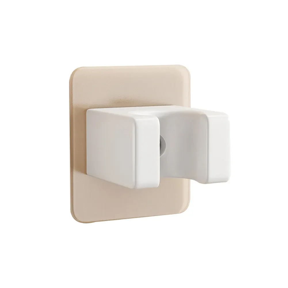 Support de pommeau de douche sans perçage, étanche, réglable, poli, à main, base de support de douche adhésive forte pour salle de bain 9