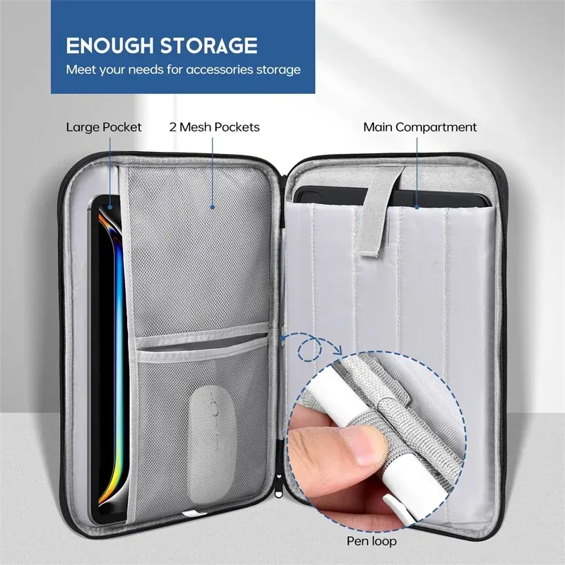 Housse de transport étanche avec poignée pour MacBook Neo 13 (2026), MacBook Air et MacBook Pro 12, 14, 15 et 16 pouces 3