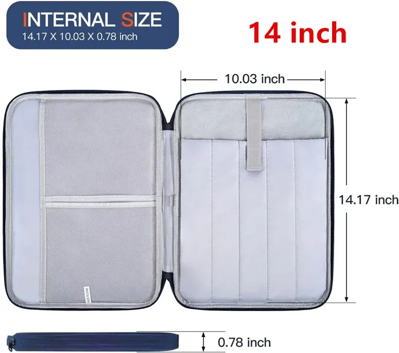 Étui de transport pour ordinateur portable, finition détaillée